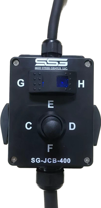Switch Controller | Skid Steer Attachment Control Box 10 |  SG-JCB-400 Kit | Skid Steer Genius