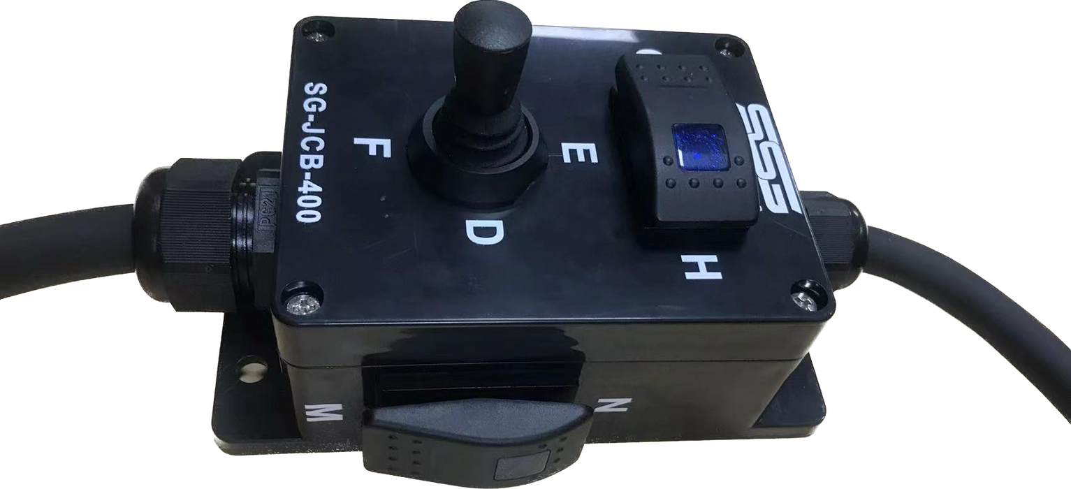 Switch Controller | Skid Steer Attachment Control Box 10 |  SG-JCB-400 Kit | Skid Steer Genius