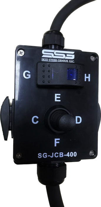 Switch Controller | Skid Steer Attachment Control Box 10 |  SG-JCB-400 Kit | Skid Steer Genius