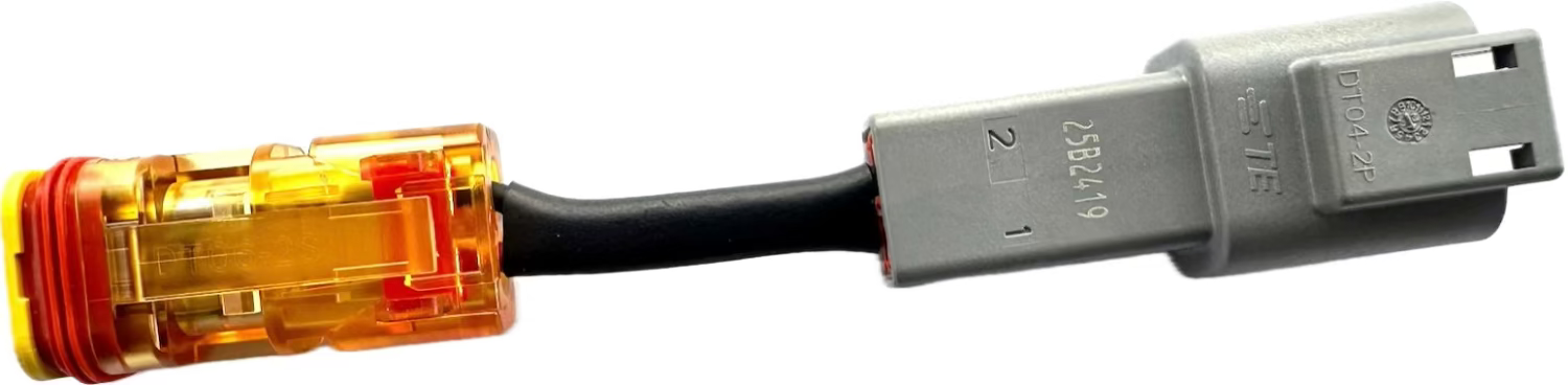 Deutsch 2 pin plug and receptacle test LED