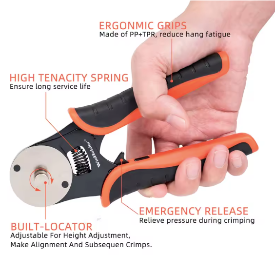 Tool | Hobby Deutsch Crimping Tool | SG-DCT12-100 | Skid Steer Genius