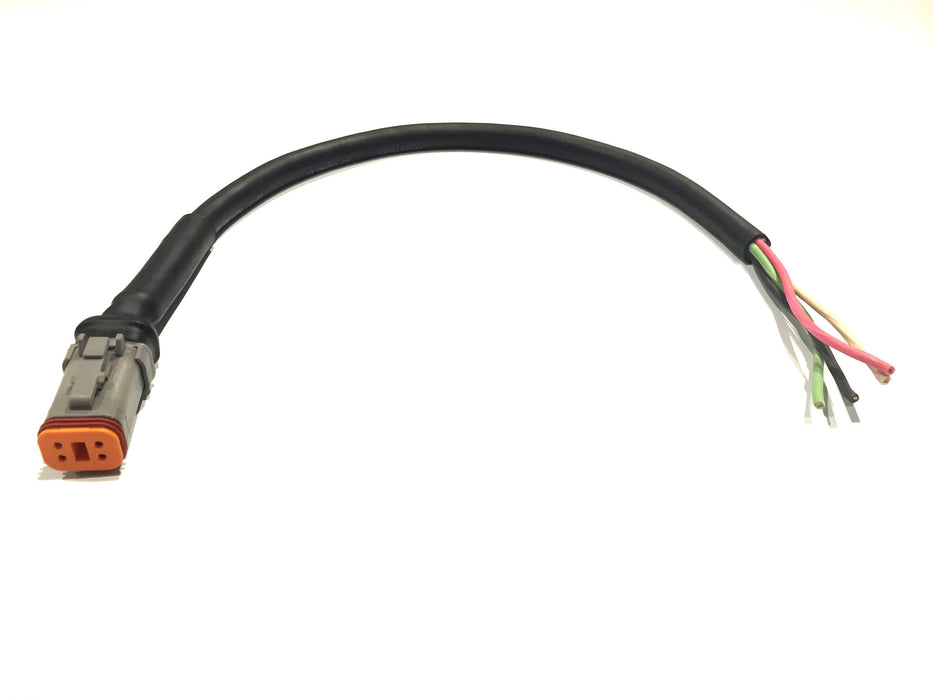 Wire Extension | 18" Deutsch 4 Pin to 7 Pin Controller Pigtail | SG-DT06-4-PT18 | Skid Steer Genius