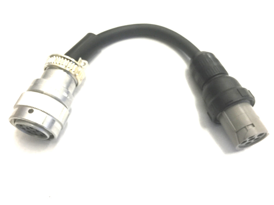 Electrical Adapters | Machine Side CAT (ABC-Series) 8 Pin to Attachment Side CID | SG-CT08-HD14 | Skid Steer Genius