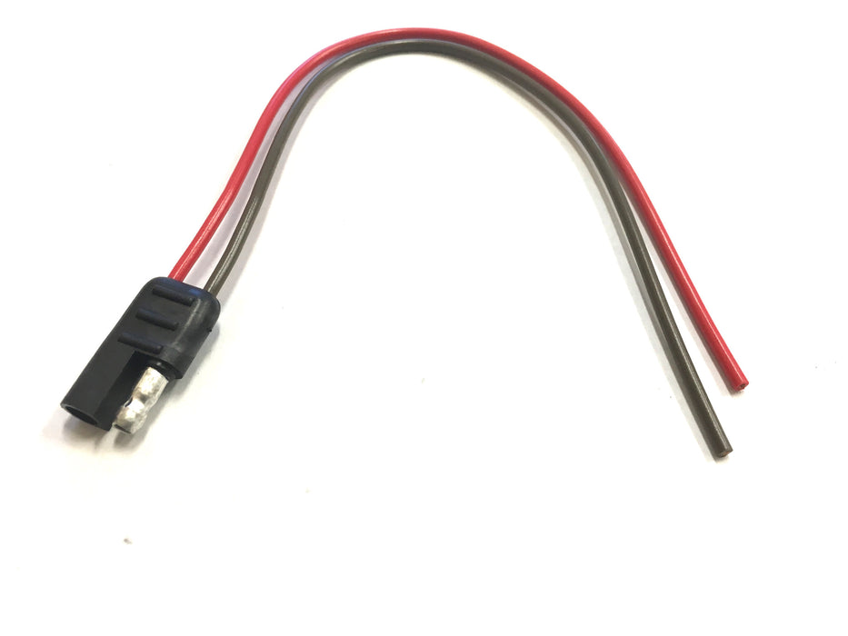 Electrical Adapter | 2 Pin Power Trailer Plug Pigtail | SG-FP-2 | Skid Steer Genius