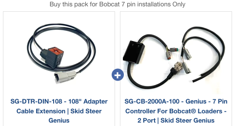 Kit | Chinese Auction 7 Pin Bobcat Dual Control Kit | Skid Steer Genius