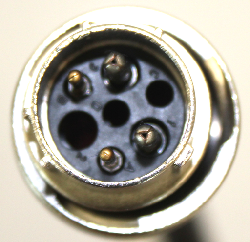 7 Pin connector.  Only 4 pins needed.  Can High/Can Low.  Ground and +12V.