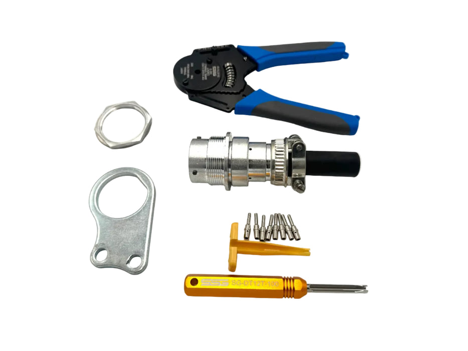 Connector | Deutsch 8 Pin Male Kit - Machine Side (QTY 1) | SG-KIT-DT-8-M-XX| Skid Steer Genius