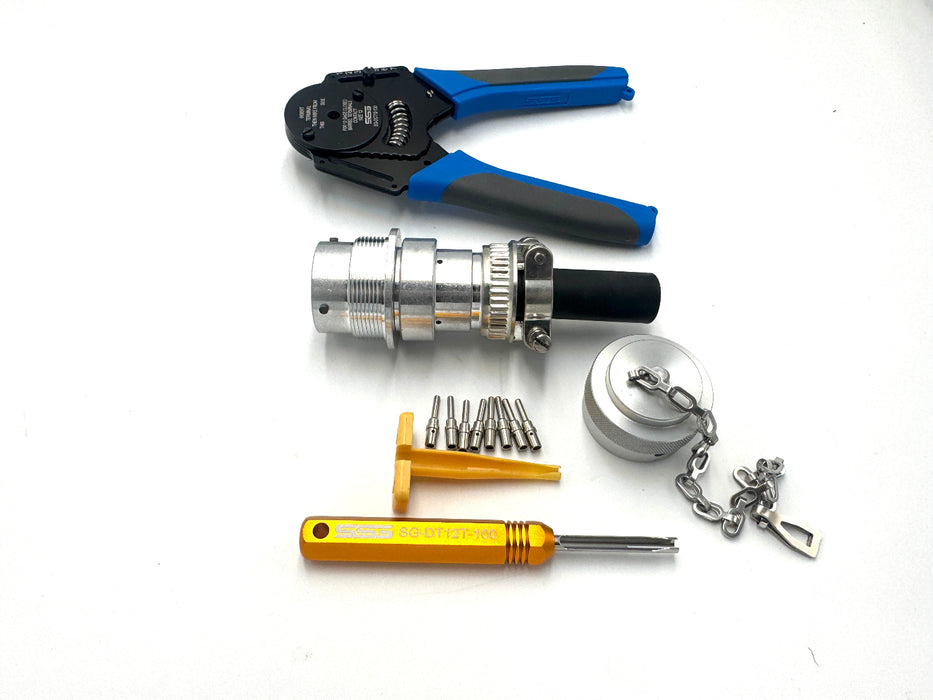 Connector | Deutsch 8 Pin Male Kit - Machine Side (QTY 1) | SG-KIT-DT-8-M-XX| Skid Steer Genius