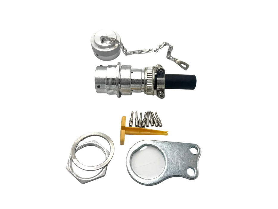 Connector | Deutsch 8 Pin Male Kit - Machine Side (QTY 1) | SG-KIT-DT-8-M-XX| Skid Steer Genius