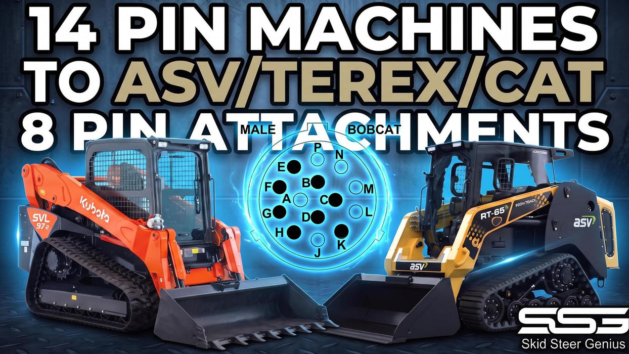 Skid Steer Electrical Adapter Ordering Guide - 8/14 Pin Only