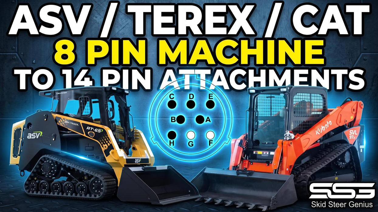 Skid Steer Electrical Adapter Ordering Guide - 8/14 Pin Only