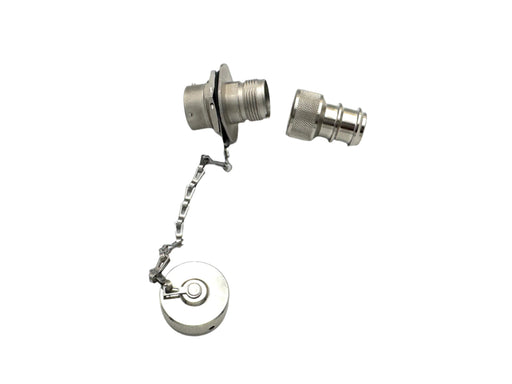 Connector and dust cap not included