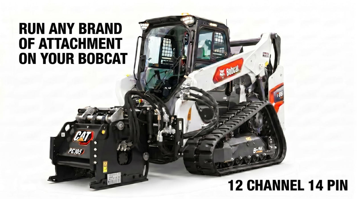 7 Pin (12 Output) 14 Pin Controller For Bobcat® Pilot Controlled Loaders - 12 Port | SG-CAN100-14