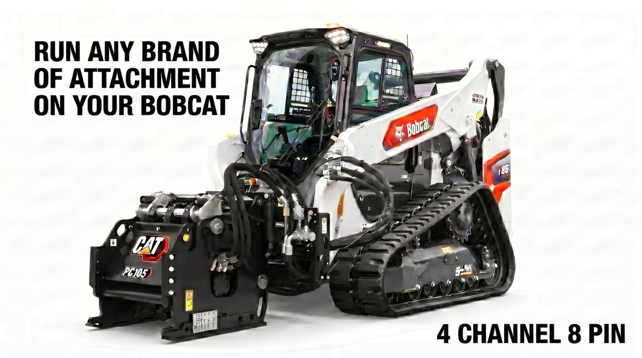 7 Pin (4 Output) 8 Pin Controller For Bobcat® Loaders - 4 Port - CAT/ASV/Terex | SG-CAN60-08