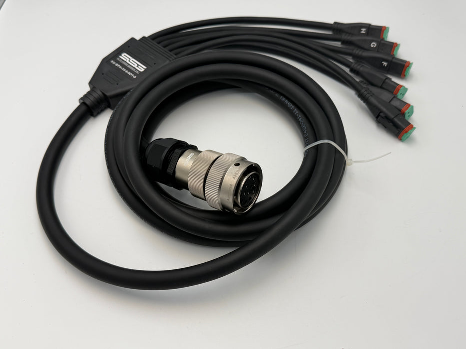 Plug Pro - SMART 14 Pin Deutsch Attachment Harness - 6 Output | SG-BPH-14-6-9DP/DT/DN-S| Skid Steer Genius