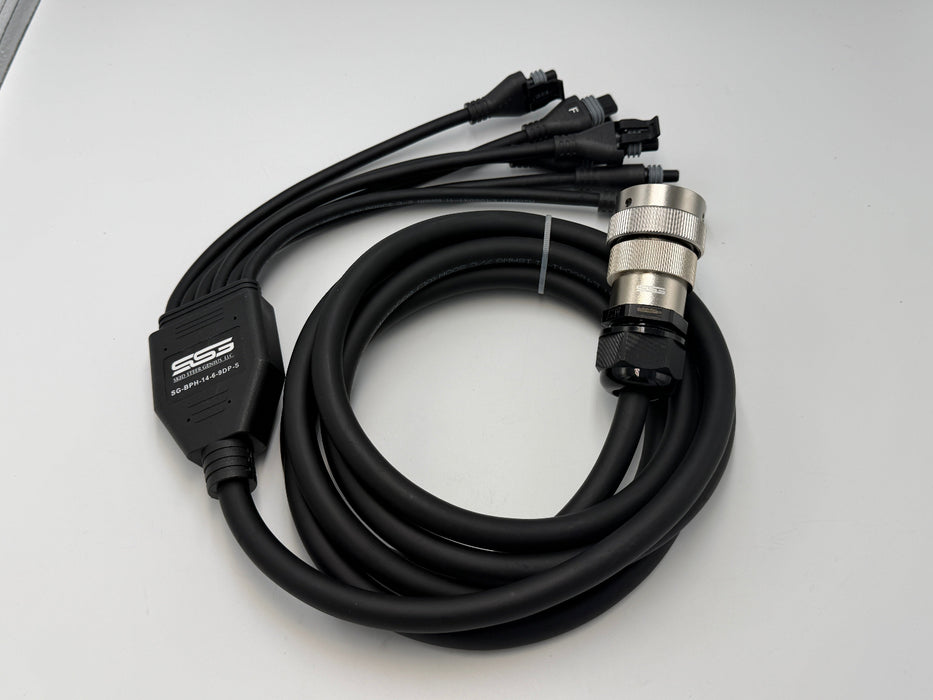 Plug Pro - SMART 14 Pin Deutsch Attachment Harness - 6 Output | SG-BPH-14-6-9DP/DT/DN-S| Skid Steer Genius