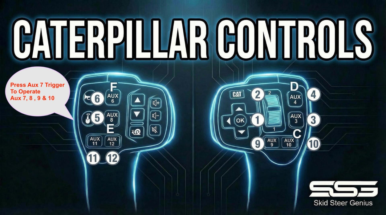 14 Pin Control Multiplexor for Caterpillar Machines - Adds 4 Controls | SG-MUX-CT