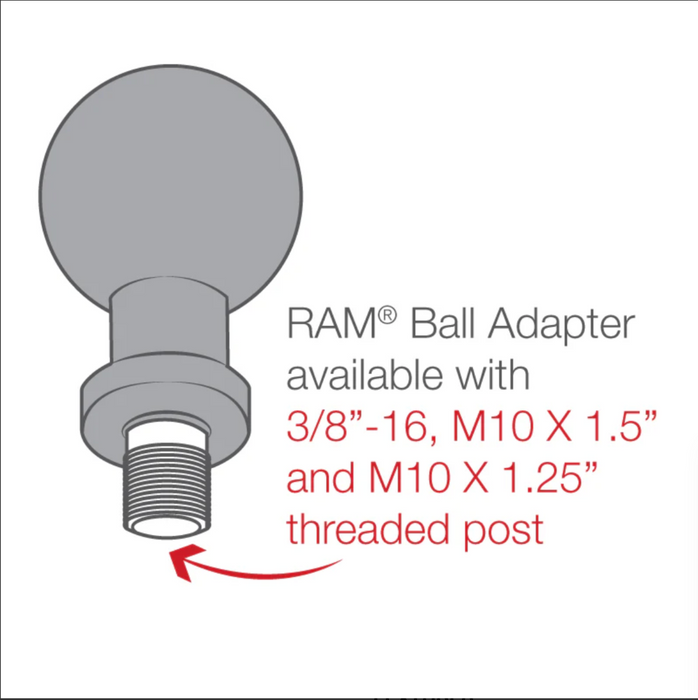 Ram Mount | RAM Mounts RAP-B-236U  | Skid Steer Genius