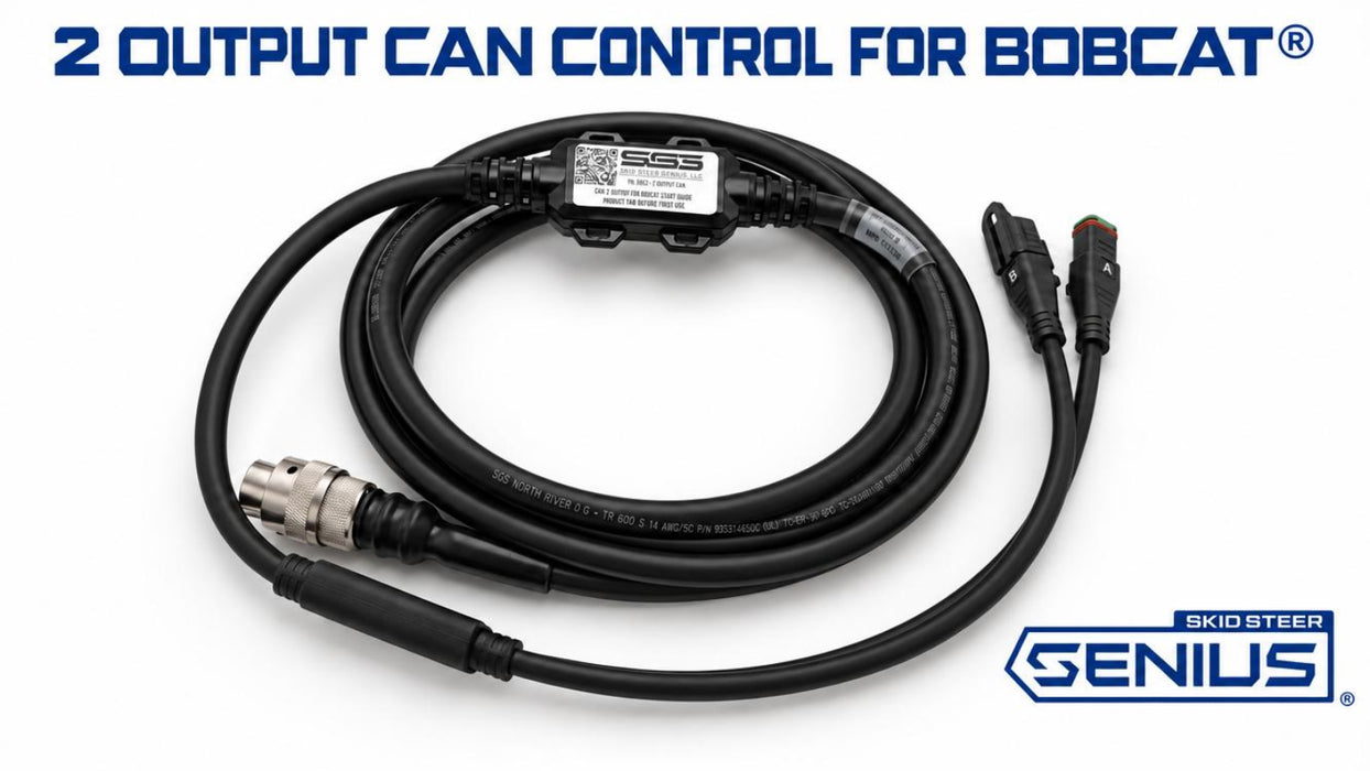 7 Pin (2 Output Deutsch Kit) Controller For Bobcat® Loaders, Toolcat & Versahandler - 9 Foot Cable