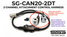 Inline 2 Channel CAN Controller Shown with Deutsch Plugs in Solenoids as an example.