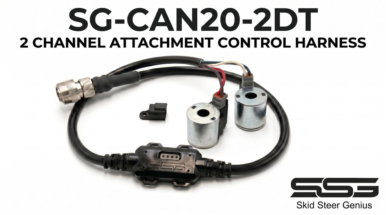 7 Pin (2 Output Deutsch Kit) Controller For Bobcat® Loaders, Toolcat & Versahandler - 2 Port  | SG-CAN20-XX