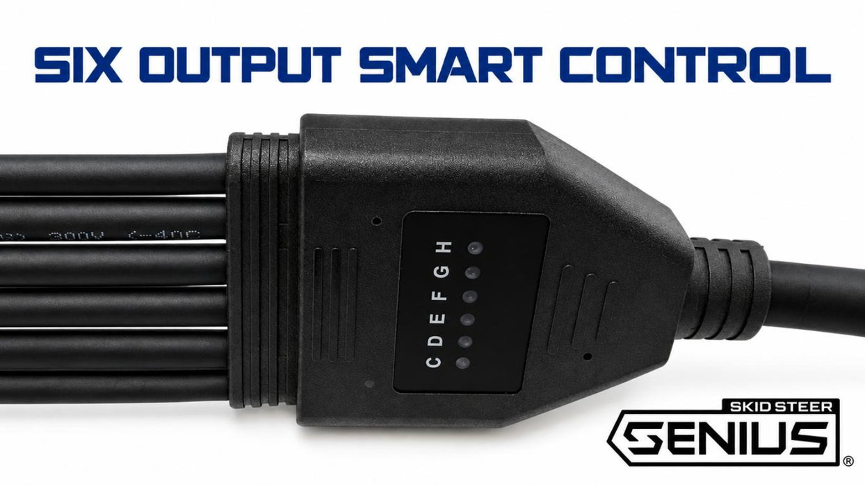 7 Pin (6 Output Deutsch Kit) Controller With 9 Foot Cable - Mounts Inside Attachments