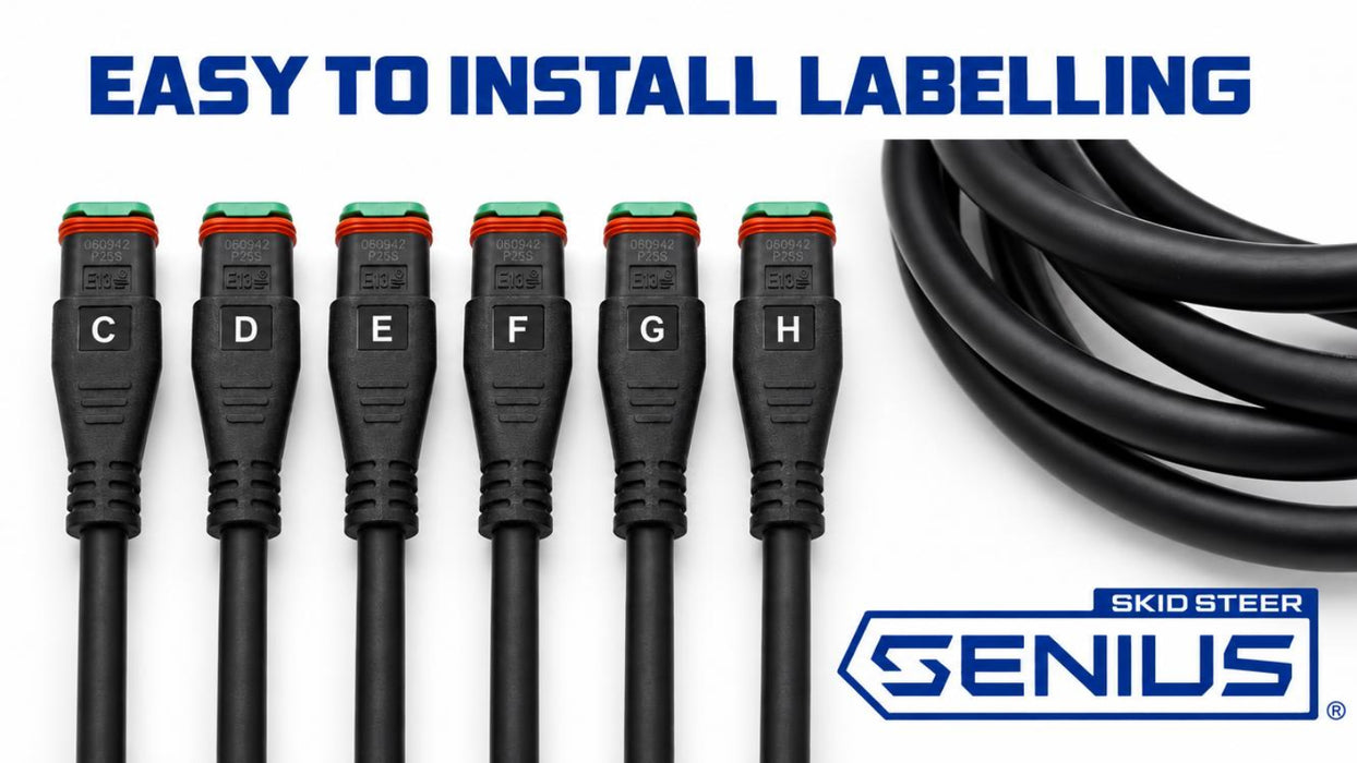 7 Pin (6 Output Deutsch Kit) Controller With 9 Foot Cable - Mounts Inside Attachments