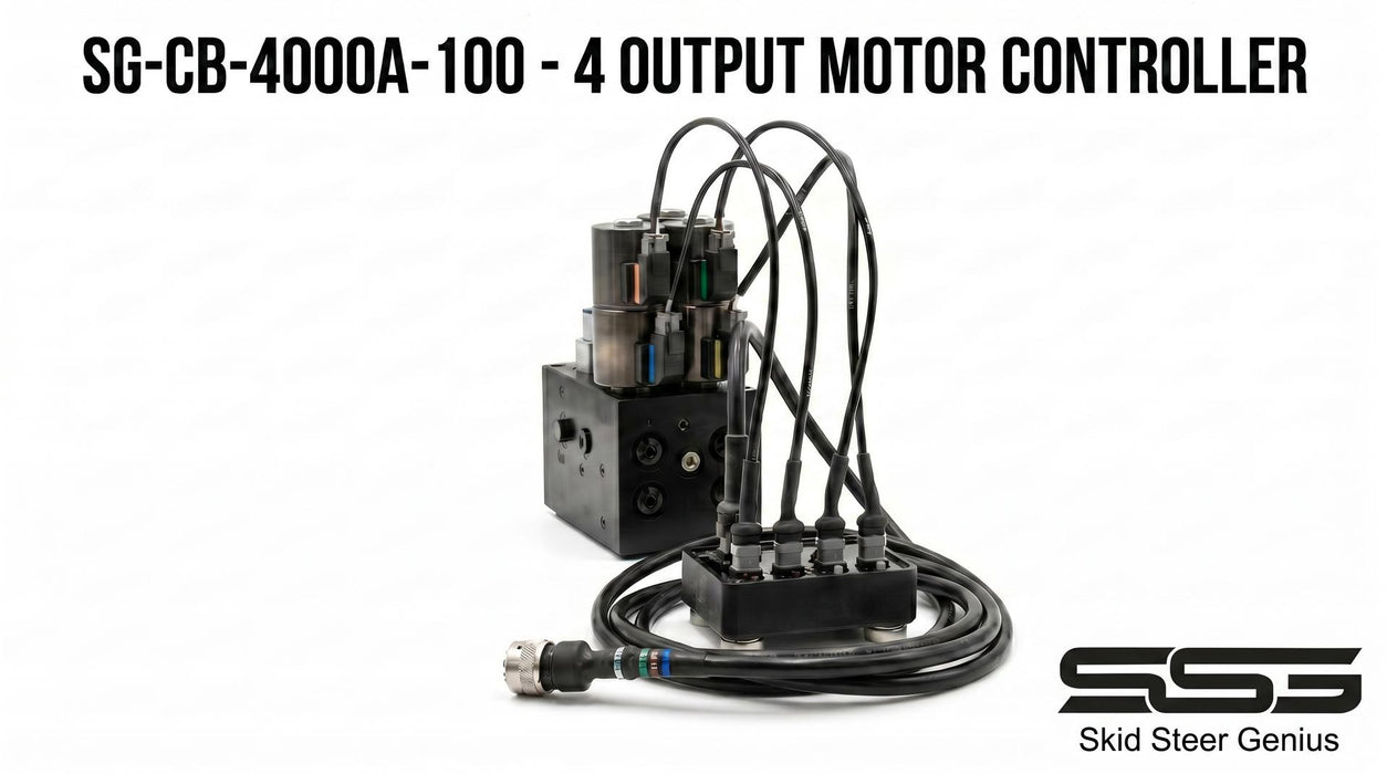 7 Pin Controller For Bobcat® Loaders, Toolcat & Versahandler - 4 Port | SG-CB-4000A-100-KIT