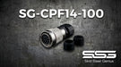 Genius 14 Pin Connector with 2 sizes of cable seals.