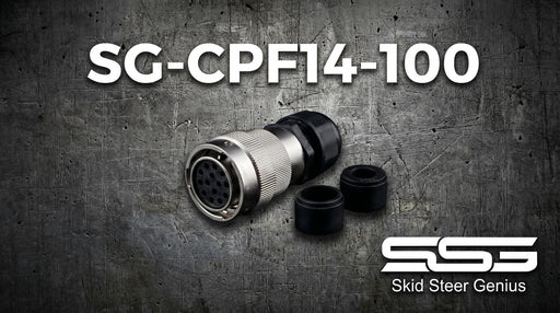 Genius 14 Pin Connector with 2 sizes of cable seals.