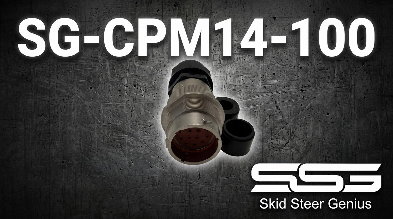Genius 14 Pin Male Connector - Attachment Side (QTY 1) | SG-CPM14-100