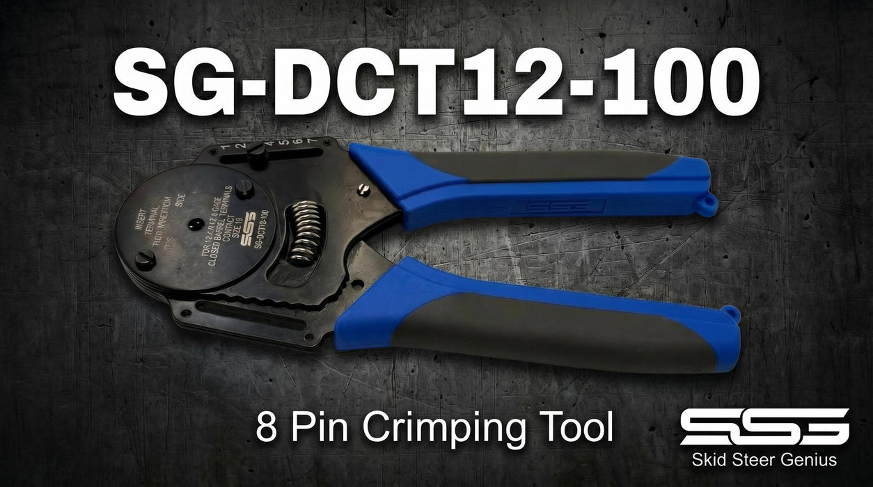 Tool | Deutsch 8 Pin Crimping Tool | SG-DCT12-100 | Skid Steer Genius