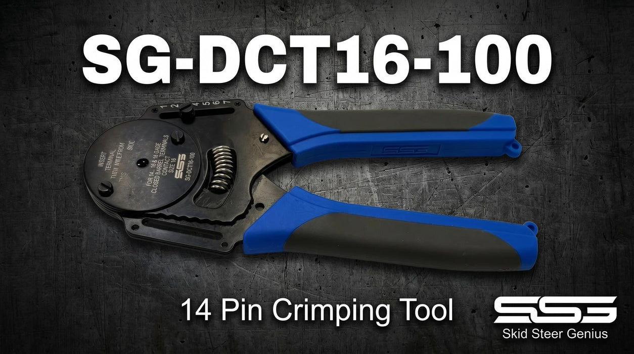 Genius Deutsch HD Style Crimping Tool for Size 14 - 18 Pins & Sockets | SG-DCT16-100
