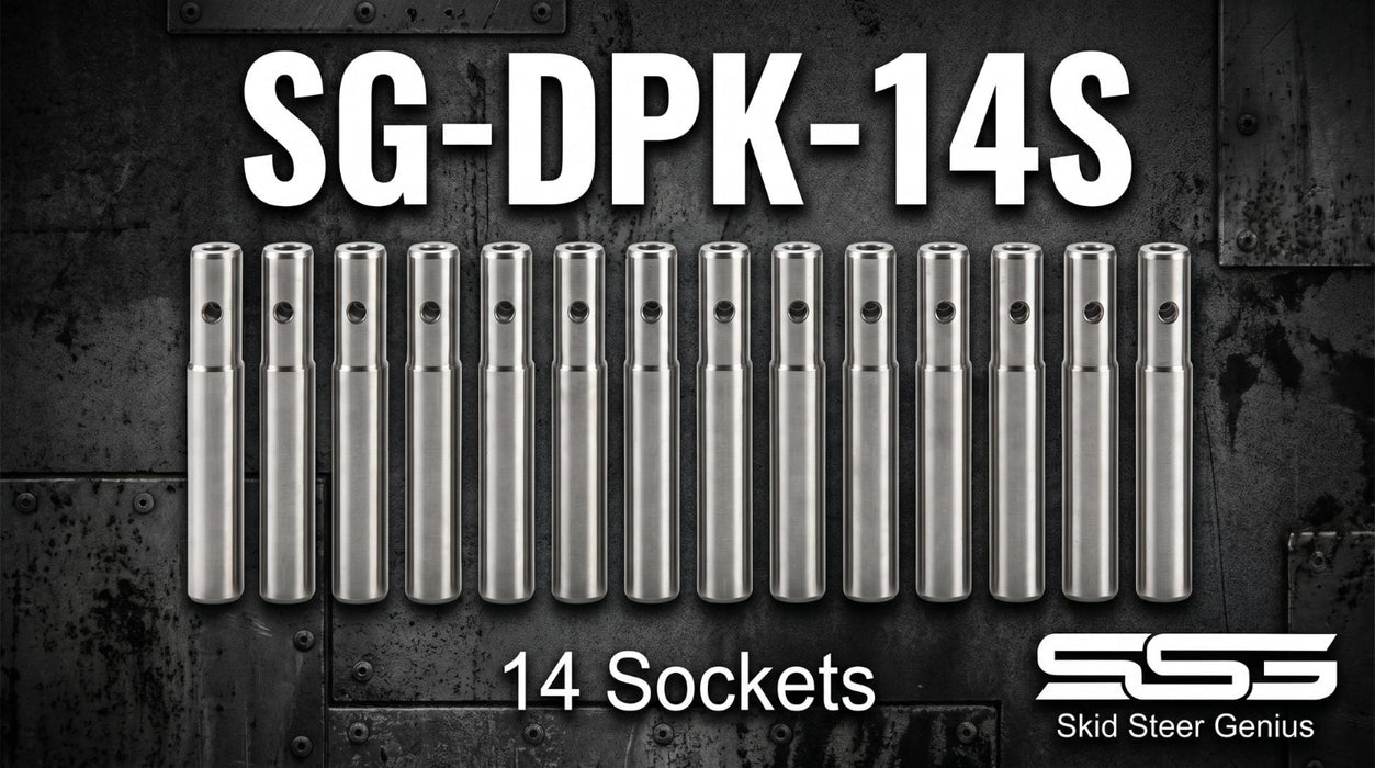 Deutsch HD 14-Pin Female Socket Pack (14 Sockets) for Bobcat Cat D-Series Kubota John Deere | Skid Steer Genius