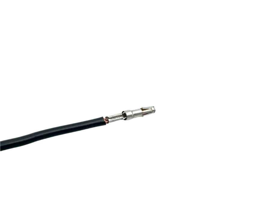 If you cannot crimp down tight enough, use the 24-22 crimp lightly