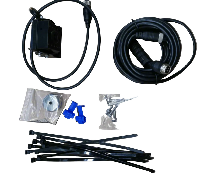 Camera kit includes magnets, cabling and zip ties