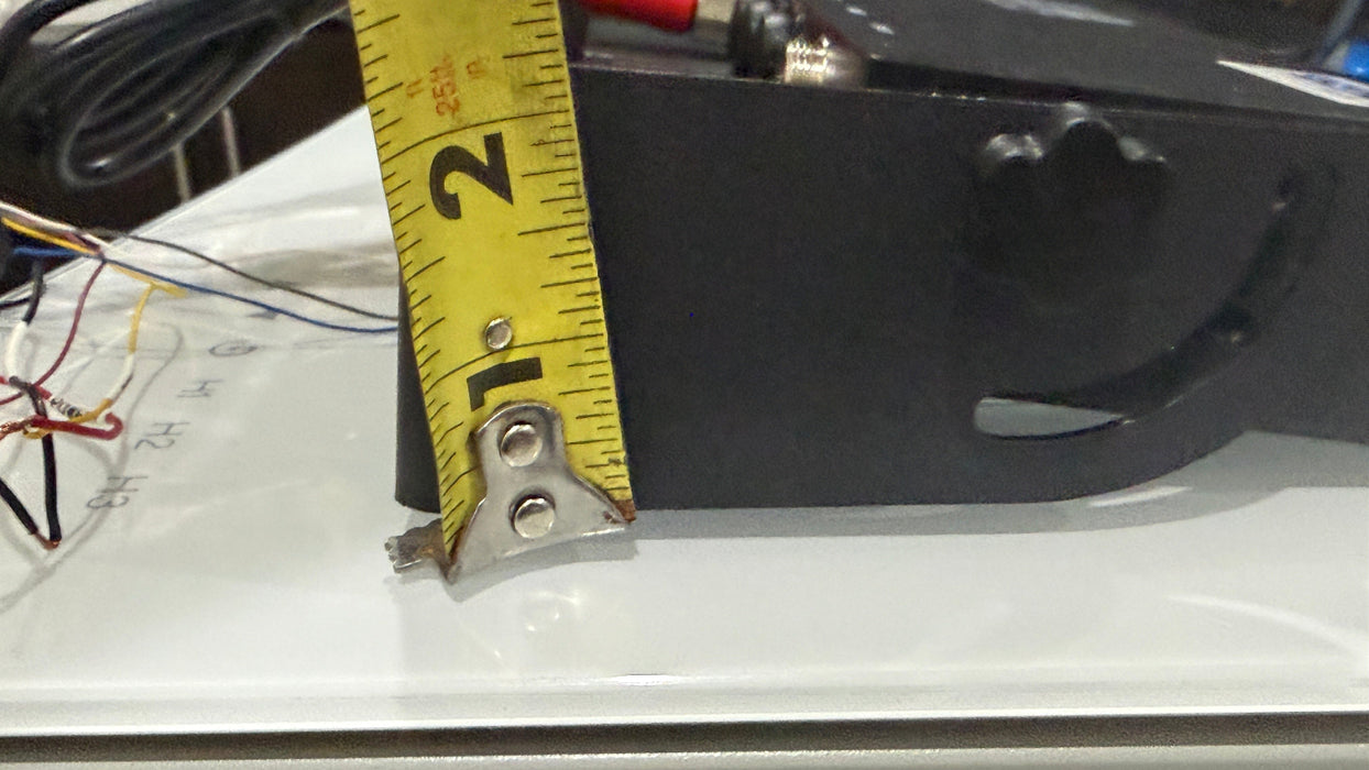 Bracket width is 2.25 inches