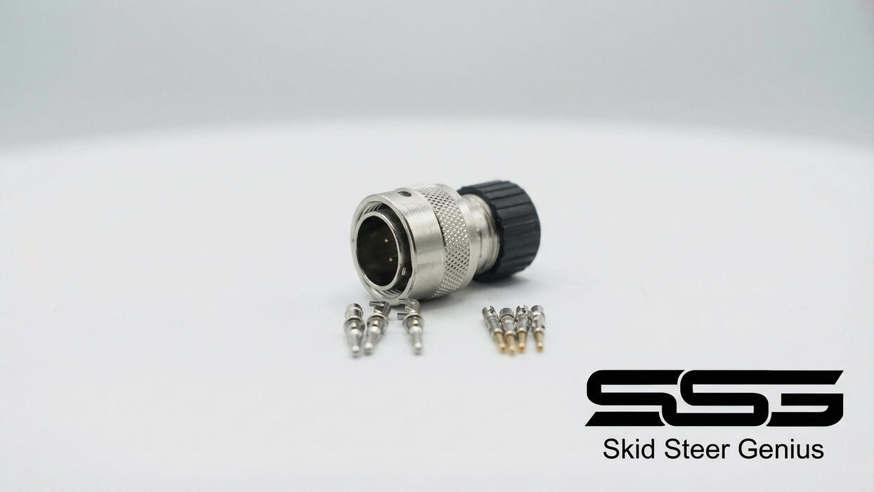 Connector | Trident 7 Pin Female Connector for Bobcat - Machine Side (QTY 1) | SG-KIT-TRIDENT-F-KIT | Skid Steer Genius