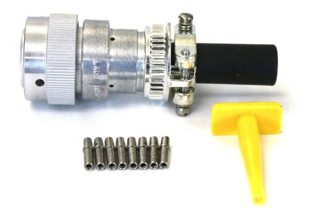 Connector | Deutsch 8 Pin Female Kit - Attachment Side (QTY 1) | SG-KIT-DT-8-F | Skid Steer Genius