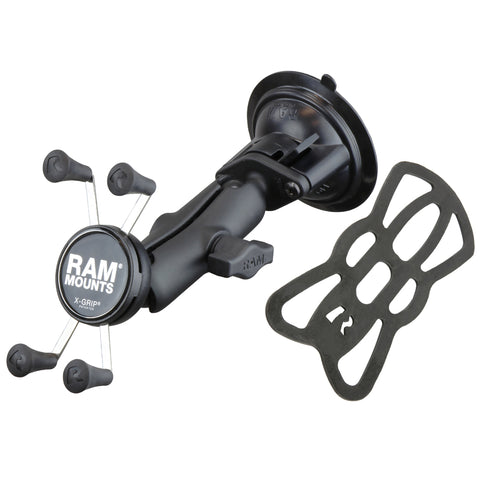 RAM® X-Grip® Phone Holder with Flat Surface Mount – RAM Mounts