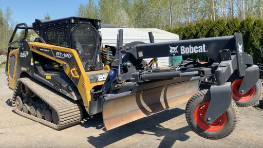 Bobcat Grader 96-108 Inch Permanent Controller – Installed in Bobcat Skid Steer Cab Photo | Skid Steer Genius