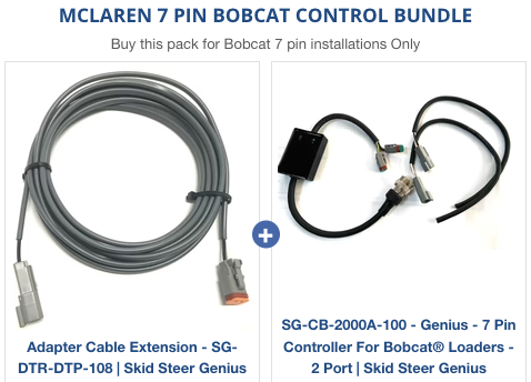 BOBCAT 7 PIN CAN TO MCLAREN ATTACHMENT KIT